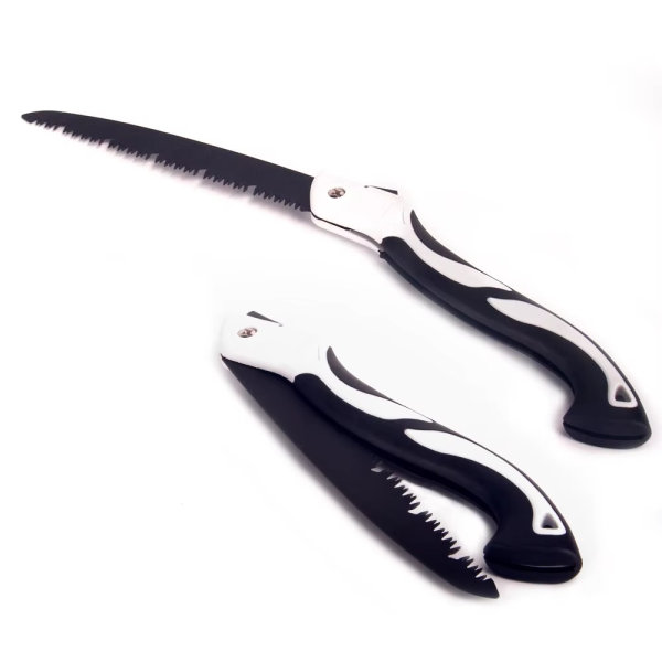 Foldable Saw Camping Tool Folding Hand Pruning Saw With Blades – Folding Saw Efficient Chip Removal Lock Design Pocket Pruning Saw For Bone Trees Wood Trimming Cutting ( Random Color )