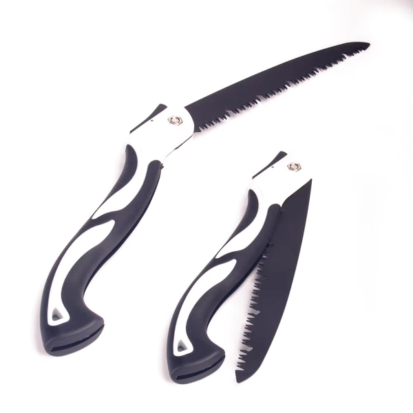 Foldable Saw Camping Tool Folding Hand Pruning Saw With Blades – Folding Saw Efficient Chip Removal Lock Design Pocket Pruning Saw For Bone Trees Wood Trimming Cutting ( Random Color )