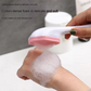 1 Pcs Silicone Face Scrubber Exfoliating Brush, Manual Handheld Massager, Facial Cleansing And Blackhead Scrubber, Soft Bristles For Face Skincare (random Color)