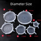 6pcs Kitchen Reusable Silicone Seal Lid, Universal Silicone Stretch Lids For Food Preservation, Vacuum Food Storage, Bowl Cover And Cookware Cover For Kitchen And Home