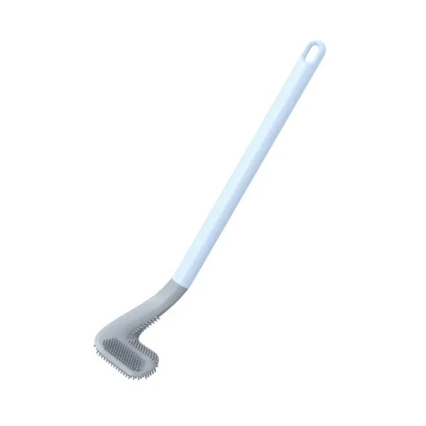 Golf Toilet Brush | Long Handle Silicone Toilet Brush, Flexible Silicone Rubber Toilet Brush Cleaning Golf Style | Without Box (random Color)