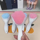 1 Pcs Silicone Face Scrubber Exfoliating Brush, Manual Handheld Massager, Facial Cleansing And Blackhead Scrubber, Soft Bristles For Face Skincare (random Color)